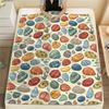 1PC Summer Beach Print Flannel Blanket, High quality All Seasons, Home Decor, Warmth and Comfort, Perfect for Christmas Gifts