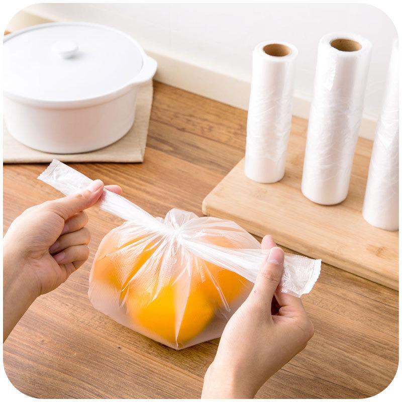 100 Pcs Plastic Bags Food Grade Fresh Preserving Bags Food Fruit Storage Bag Fresh Keeping Disposable Kitchen Packaging Bags