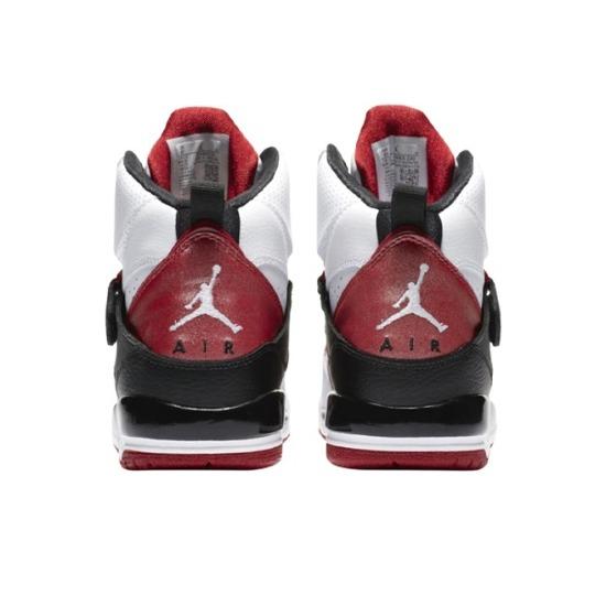 Air Jordan Flight 45 High GS White Red Black 524865-130