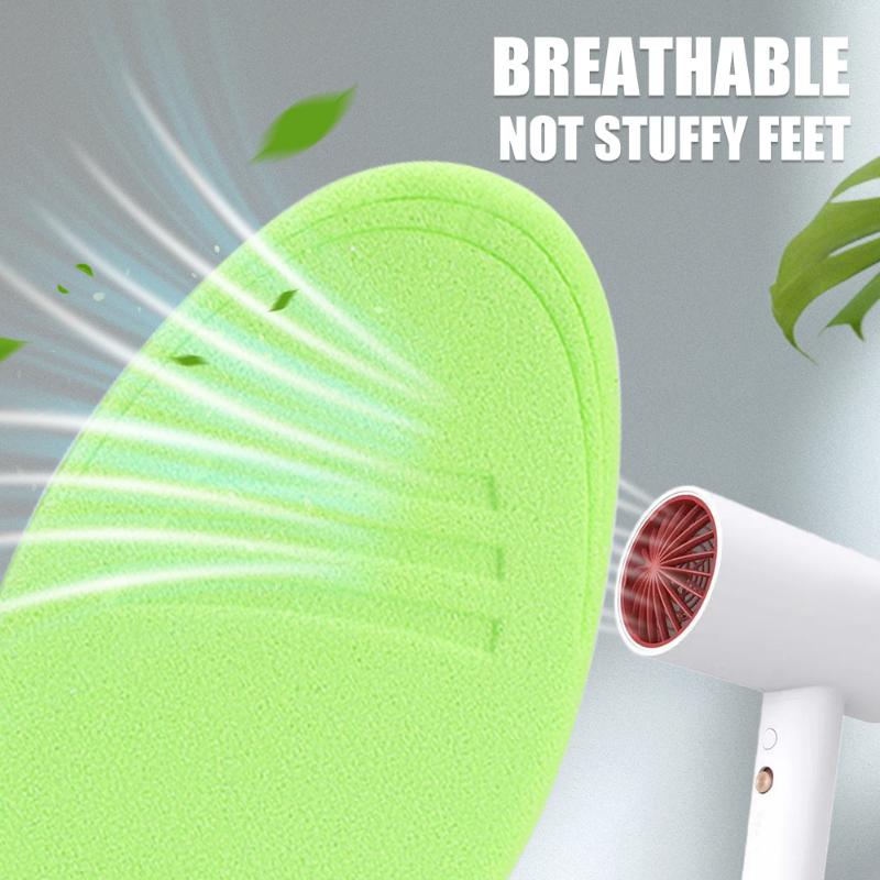 1/3 paar zachte inlegzolen van traagschuim voor schoenen heren dames, deodorant, zweetabsorberend, massage, sportbinnenzool, voetschoenzool, hardlopen