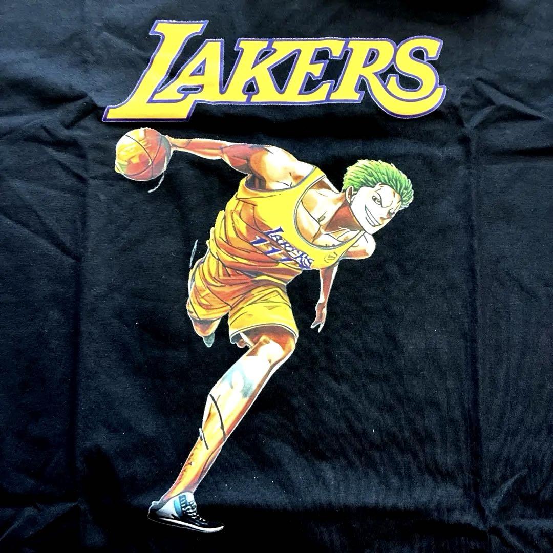 

[Б/У] Футболка One Piece Lakers Аниме Баскетбол