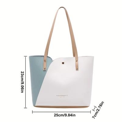 1pc Optional Ladies Large Capacity Handbag with Magnetic Closure, Polka Dot Pattern, Suitable for Commuting And Going Out, 3 Colors Optional