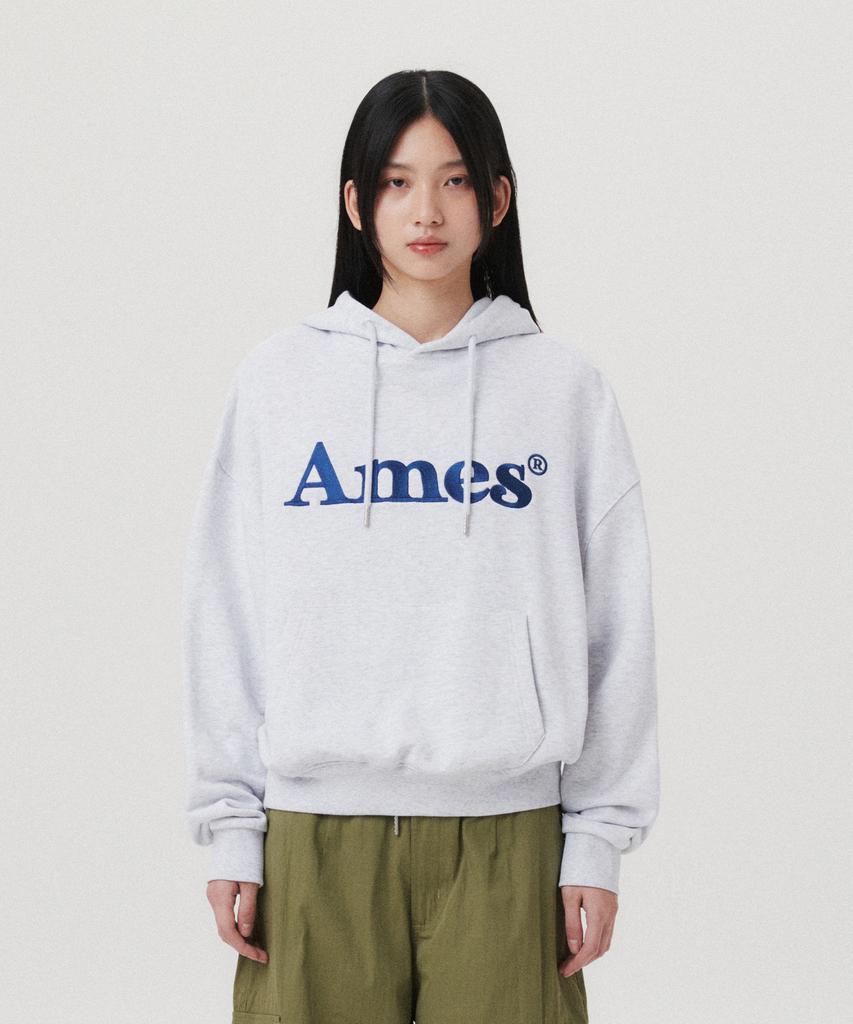 Basic Logo Hoodie Light Grey
