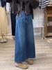 Women's High-Waist Black Gray Jeans - Autumn/Winter Loose Straight-Leg Wide Pants