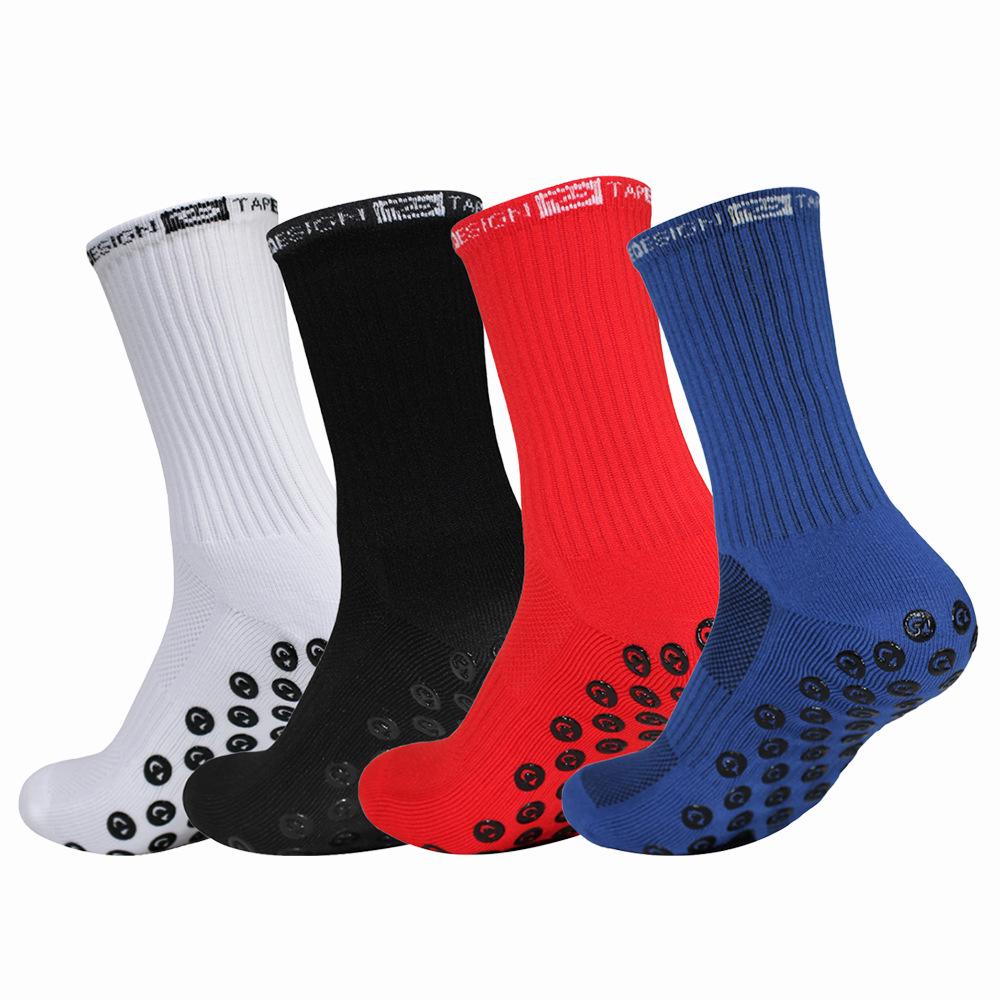 Pro Sports Mid-Calf Football Socks - Non-Slip, Breathable Gel Dot for Men & Women