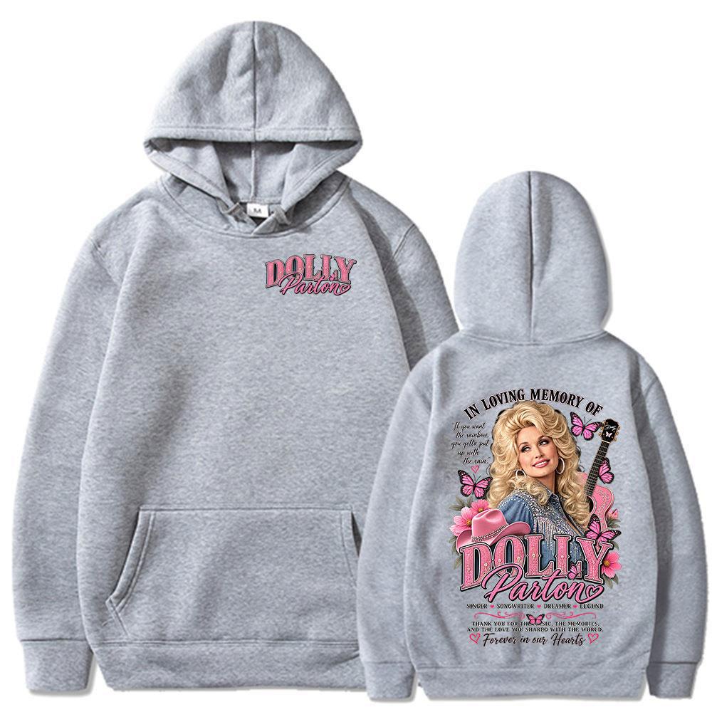Tribute 1946- Legend Country Music Dolly Parton Hoodies Men Women Clothing Fashion Long Sleeve Hooded Sweatshirts Pullovers