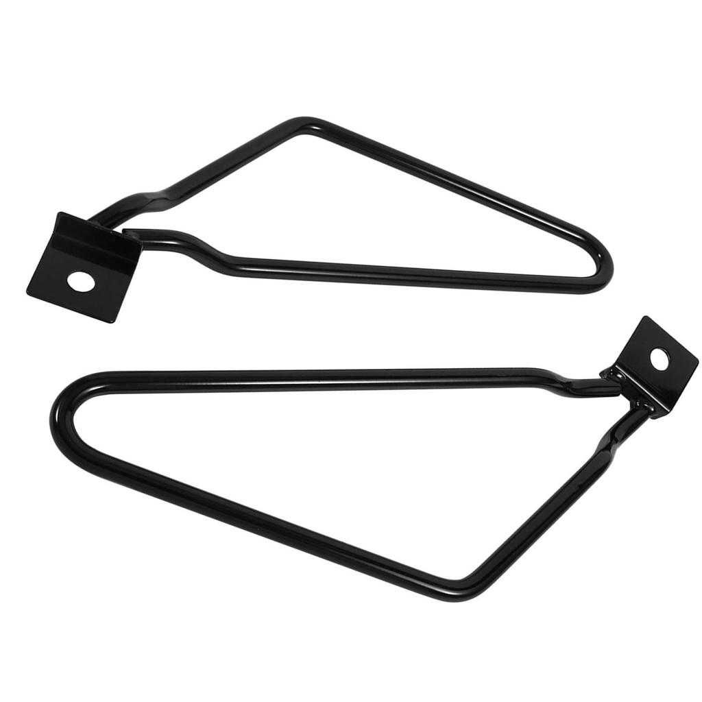 2x Motorcycle Saddlebags Mount Brackets Support Black for XL883/1200 HD1450/1584