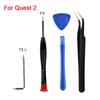 Thumbstick per Controller Oculus Quest 2 Kit di Sostituzione Joystick per Meta Quest 2 Tappi per Thumbstick con Strumenti