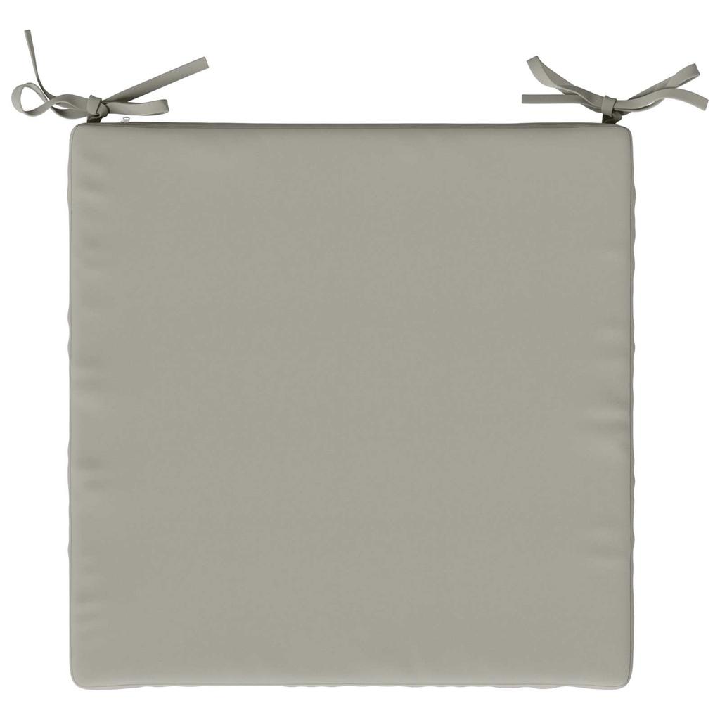 4 Piece Seat Cushions SOEST 4 Pcs. 100percent Polyester Gray