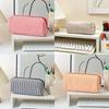 Bubble Yarn Pencil Case With Large Capacity For Students And Travel Organization