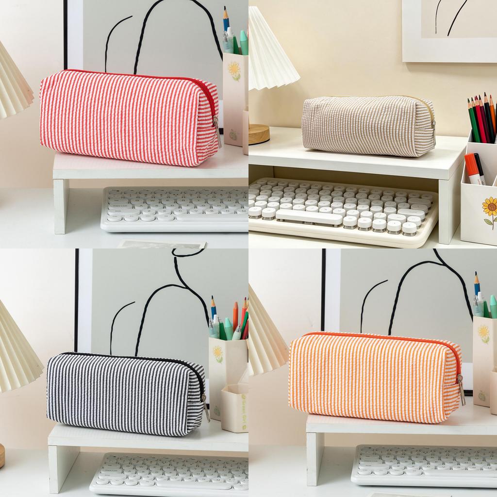 Bubble Yarn Pencil Case With Large Capacity For Students And Travel Organization
