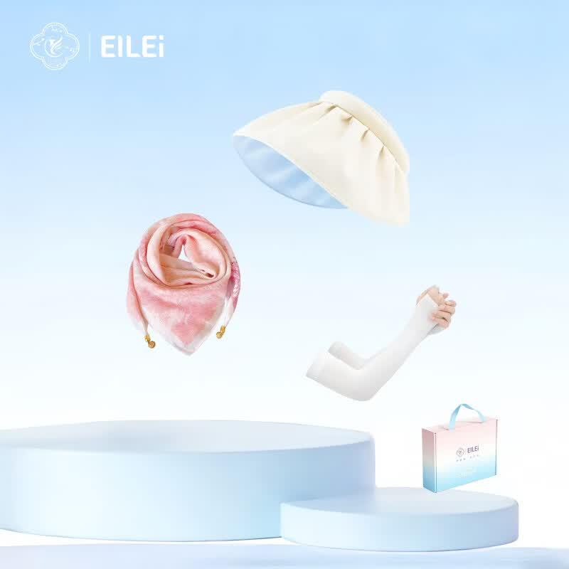EILEI Sun Protection Scarf and Ice Sleeves Set S105