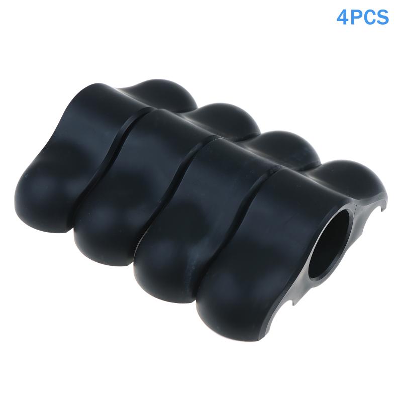 [ZYS]Tennis Ball Foot Pads Indoor Bike Snap Rocker Feet Adapter Rocker Plate Feet Shock Absorbing Tennis Ball Feet Stability Mat