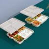 Eco-Friendly 5-Compartment Corn Starch Meal Box