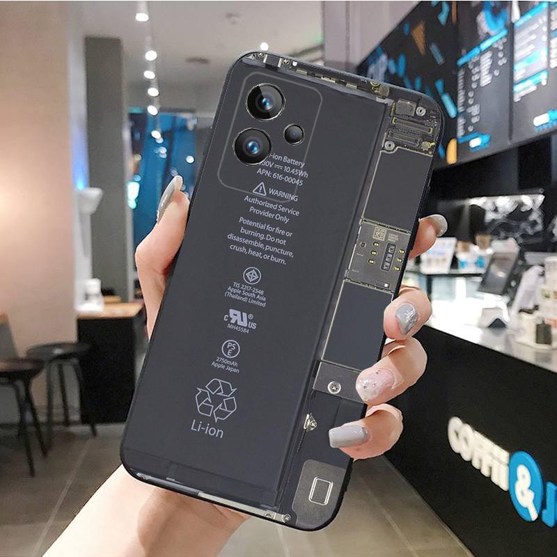 Akku Leiterplatte Handyhülle für Realme GT 2 Pro X2 Pro XT C25S 9 8 7 6 Pro GT Master C3 C21 C21Y C11 C35 C31 X3 SuperZoom