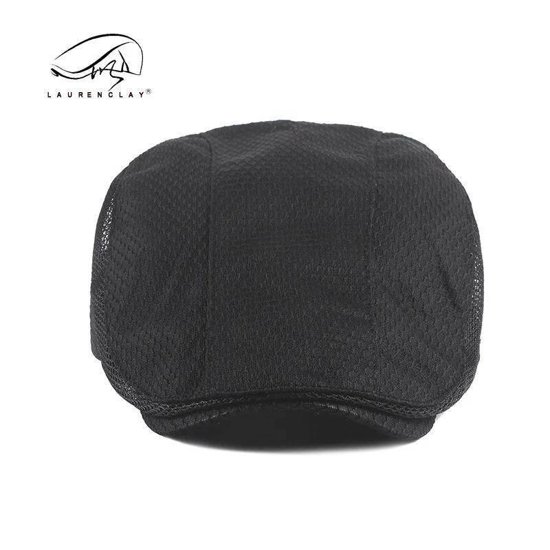 Oohmy Adjustable Summer Hat Vintage Breathable Mesh Newsboy Beret Ivy Cap Cabbie for Men And Women Fashionable Outdoor Headwear