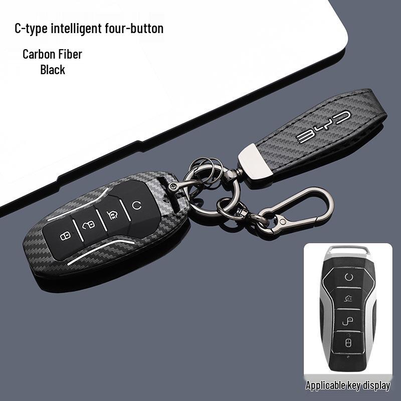 BYD Song Plus Key Case for 2021-2025 Models - Compatible with Song Pro, Song Ld/Max EV Car Accessories Shell