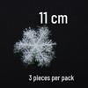 Snowflake String Ornaments for Christmas Tree Decorations and Gifts
