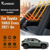 Magnetická sluneční clona na přední a zadní sklo, pro Toyota Yaris Cross 2020-2025