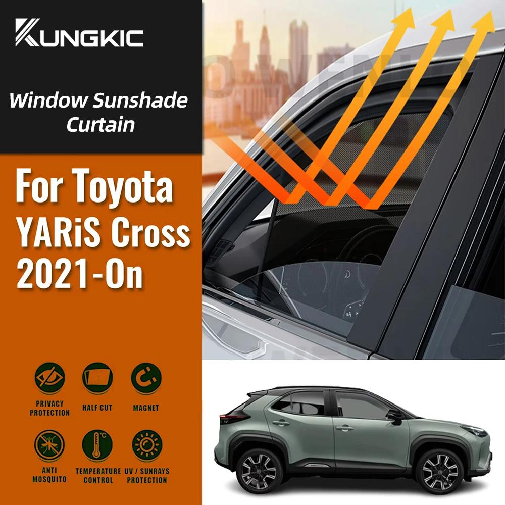 Magnetic Sun Shade for Front and Rear Windshield, for Toyota Yaris Cross 2020-2025