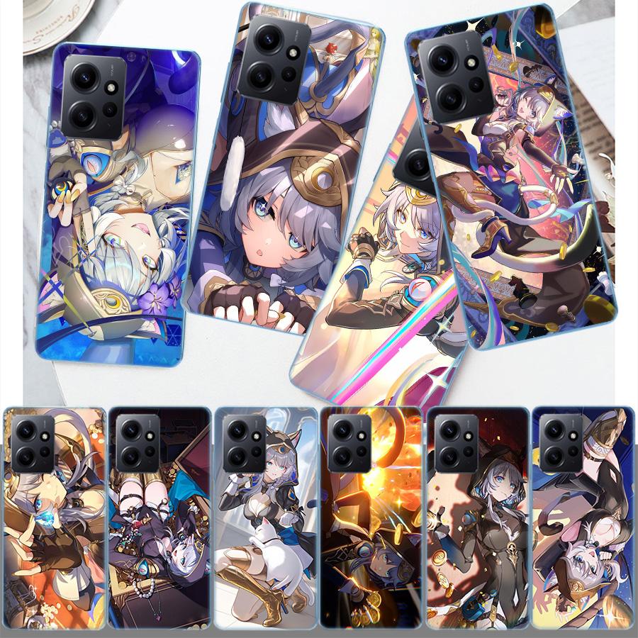 Honkai Star Rail Cipher Phone Case For Redmi 12 13C 12C 15C 9 10 10C Note 13 Pro Plus 14 15 Pro 9T 9C 9A TPU Soft Cover Clear Ce