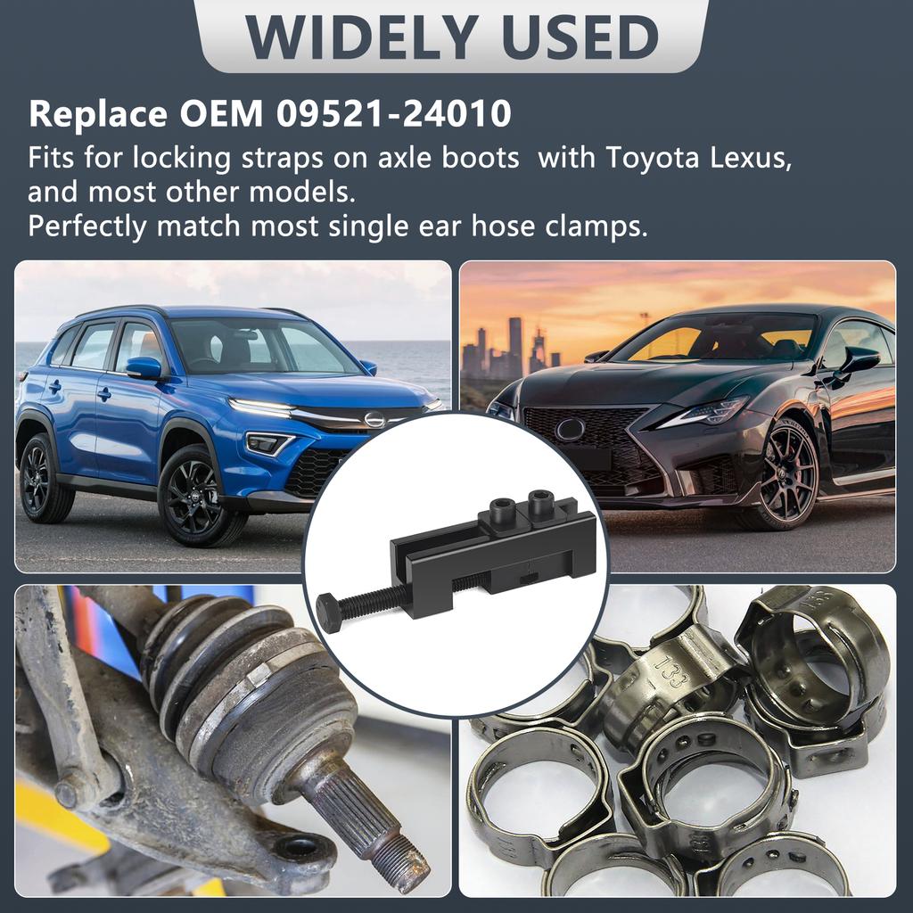 Drive Shaft Clamping Tool 09521-24010 For Toyota Lexus CV Boot Clamp Removal Strong Locking Tool Dust Cover Ball Cage