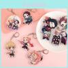 Adorable Demon Slayer Kimetsu No Yaiba Acrylic Keychain For Anime Enthusiasts