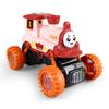 For Funny Stunt Steam Train Model Toys With Lights Music Electric Smoke Spray Car Battery-Operated Steaming Train Baby Kids Toys