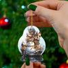 Acrylic Snowman Pendant Cartoon Cute Christmas Tree Exquisite Ball Hanging New Year Home Decoration Crafts Pendant for Holiday