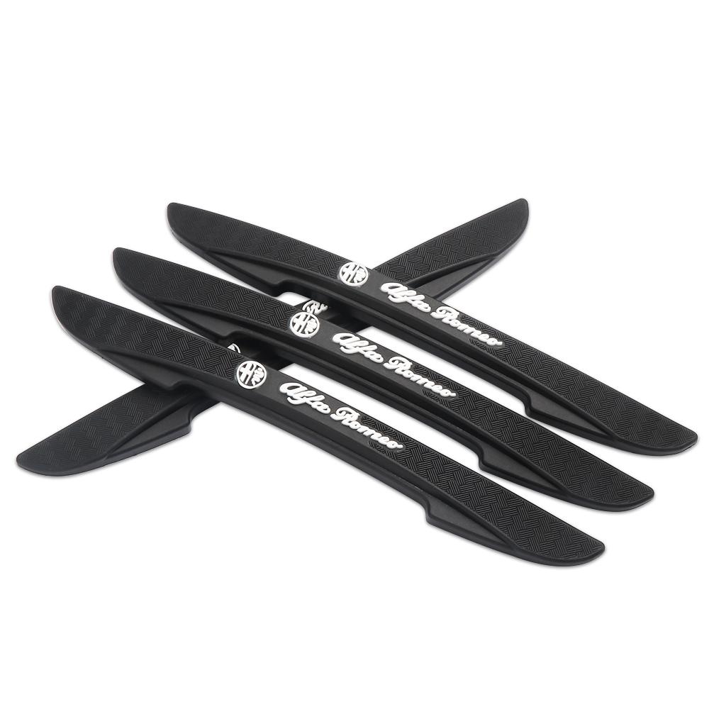 4 st Bildekorationsremsor för Bumper, Dörrskyddsklistermärke För Alfa Romeo Giulietta GT 159 147 156 Giulia F1 Biltillbehör