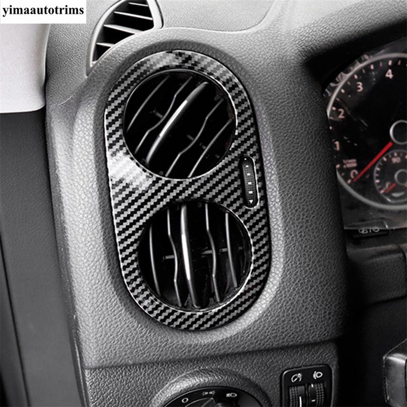 Steering Wheel / Armrest Handle Strip / Head Lamp / Dashboard Air AC Trim Accessories For Volkswagen VW Tiguan MK1 2008 - 2015