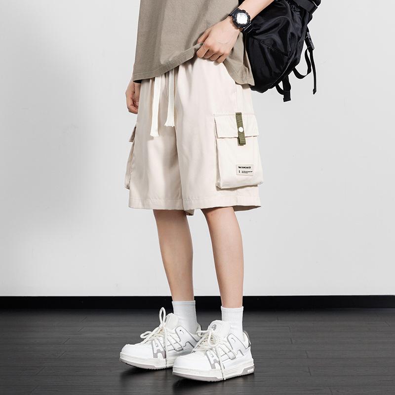 Men's Casual Cargo Shorts Summer Sports Shorts Outdoor Camping Shorts Breathable Loose Shorts Beach Hiking Shorts