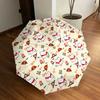 1pc cat campfire Pattern Umbrella Design Automatic Opening and Closing Umbrella, High-quality Travel Umbrella, Lightweight and Portable, -89