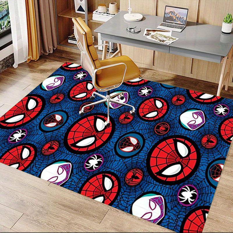 Spiderman Faces Carpet For Playroom Bedroom Living Room Sofa Home Decorkids Game Area Rug Nonslip Floor Mat