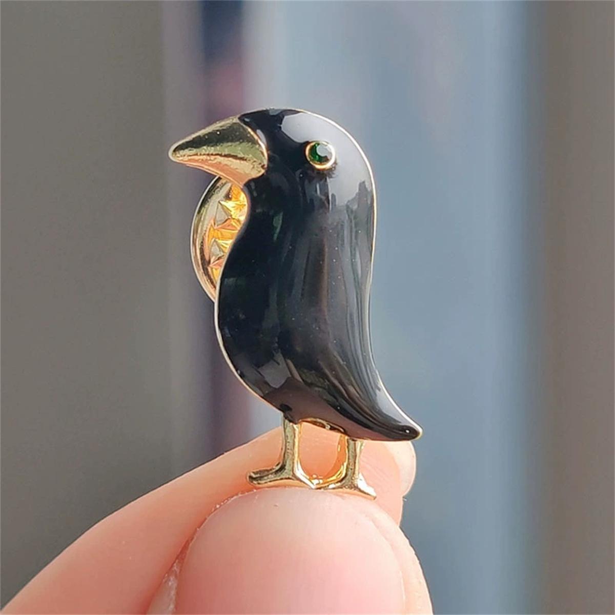 1Pc Korean Creative Bird Broch Korean Edition Exquisite Pin Retro Personalized Jewelry Accessories Clothing Bag Decoration Gift
