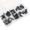 35 PCS Guide Ring Set Stainless Steel Ceramic Fishing Guide Rings Lure Rod Fishing Gear