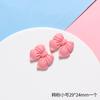 Simulation Bow Resin Accessories,10pcs Frosted Bow Tie DIY Handmade Mobile Phone Case Accessories,Material Package Accessories.