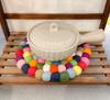 Trivet Felt Wool 100% Natural Material (Colorful)
