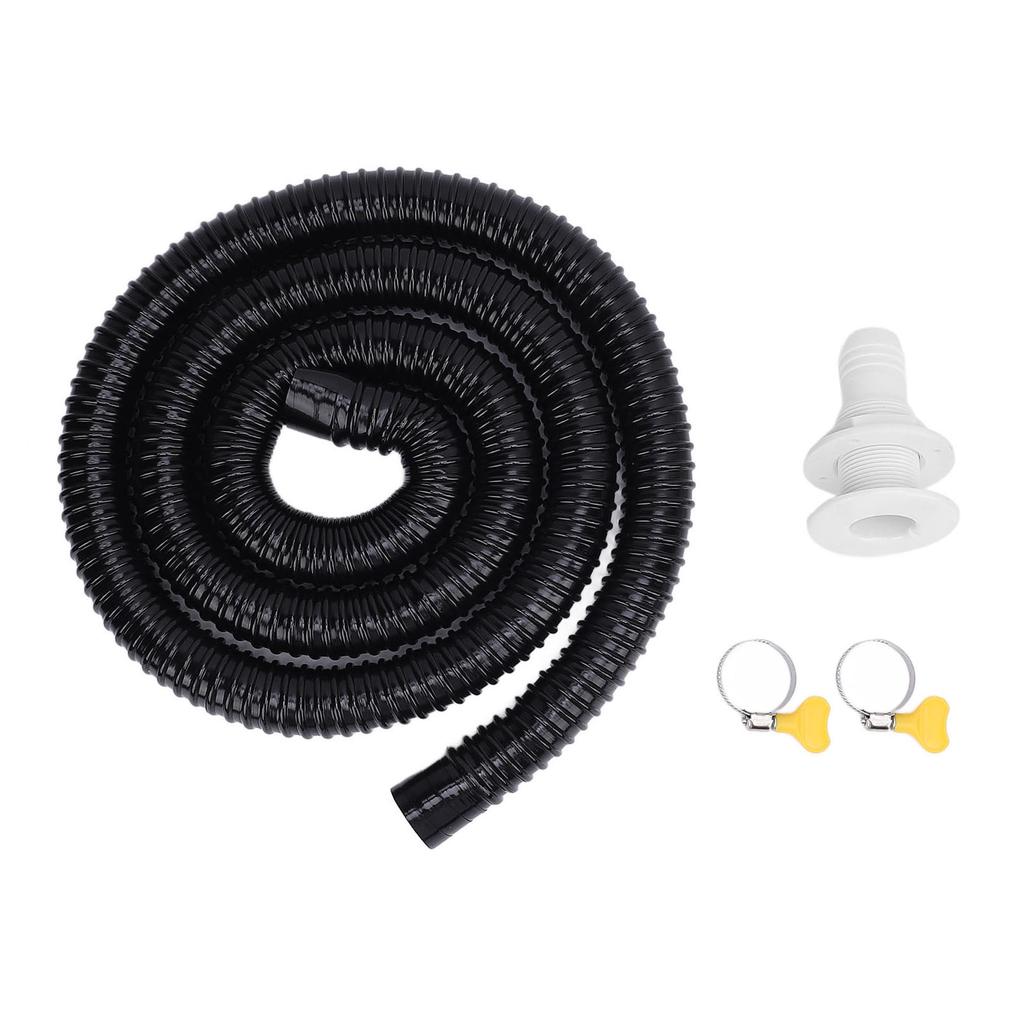 1100GPH Bilge Pump Installation Kit Efficient Drainage Pressure Resistant 1.14in Diameter 6.56ft Bilge Pump Hose with 2