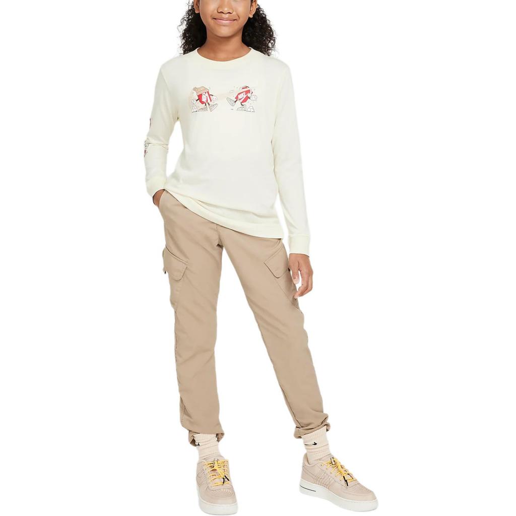 Nike Sportswear T Shirt Coconut Milk Teenagers HF6006-113