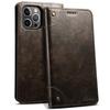 iPhone 16 Pro Max & Samsung S25 Ultra Leather Flip Case with Card Slot and Magnetic Closure