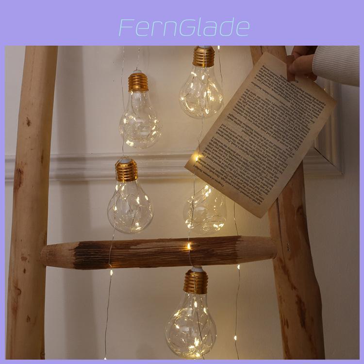 Christmas Tree Decoration Lights With Illuminated Bulb And Star For Holiday Festive Decor