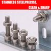 460pcs - M3 M4 M5 M6 Socket Head Cap Screws, Stainless Steel Socket Head Cap Screws, Nuts and Washers Set, for Home DIY Repairs.