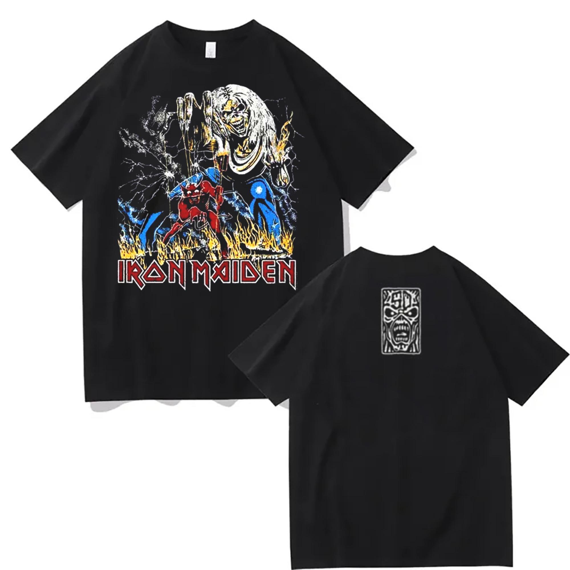 

Мужские футболки Iron Maiden Run for Your Lives World Tour 2025 Арнем Нидерланды Голландский эксклюзивный мерч футболка на Gelredome 4XL