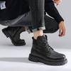 Winter new tooling shoes trendy men's Martin boots men's genuine leather wool warm leather boots men's top layer cowhide cotton boots