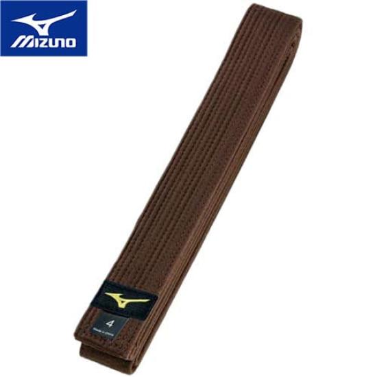 MIZUNO Judo Belt Twill Fabric with Size 22JV9A18 (Colored Belt) Weave, Brown, 4,