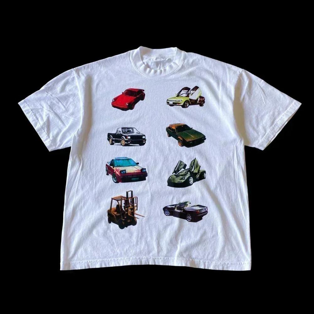 2000s Harajuku T Shirts Vintage Y2k Streetwear Gothic Harajuku Graphic Tshirts Retro Kawaii Printing Casual Tshirts Unisex