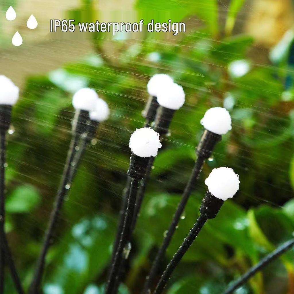 Grenzüberschreitendes LED Solar Glühwürmchen Gartenlicht: Windbetriebene, schwingende Hofdekoration für Festivals.