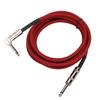 JORINDO Electric Guitar Amp Cable 6.35mm Musical Instrument Audio Cord Connection 1 4in Red