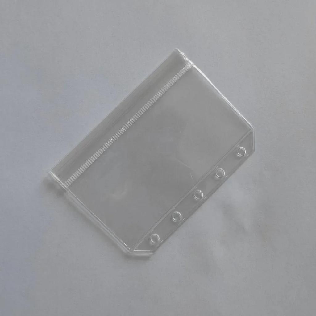 PVC Glitter Transparent A7/M5 Loose-Leaf Notebook & Storage Set